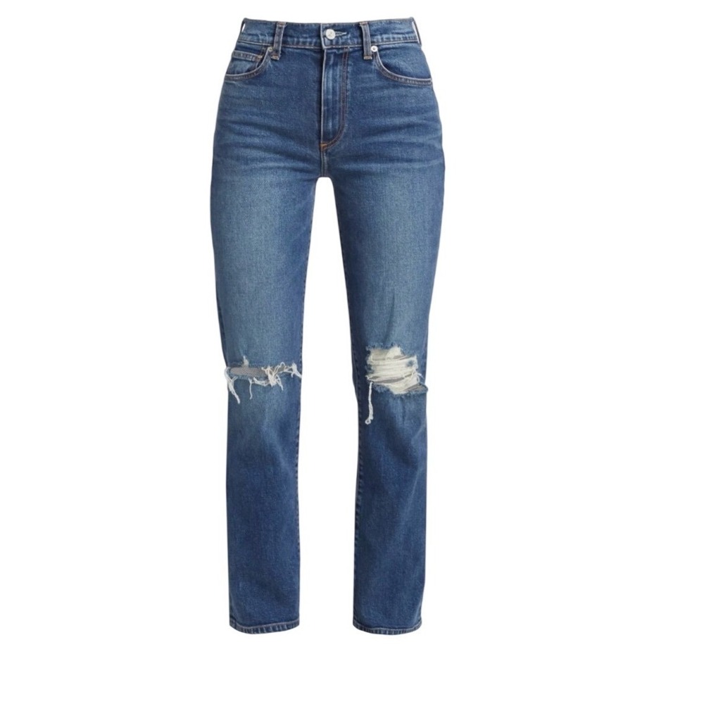 Le Jean Sabine Ankle Straight Size 24 $239